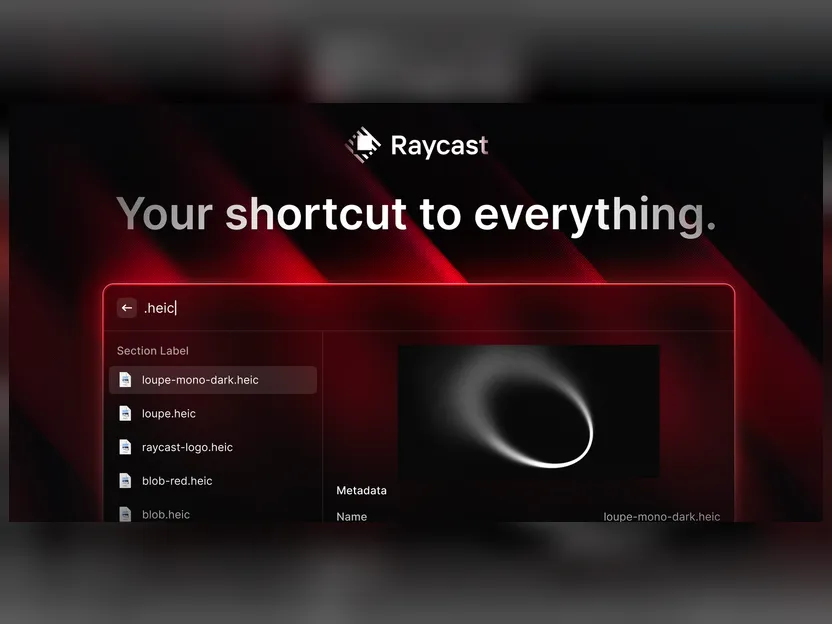 Raycast, my daily launcher